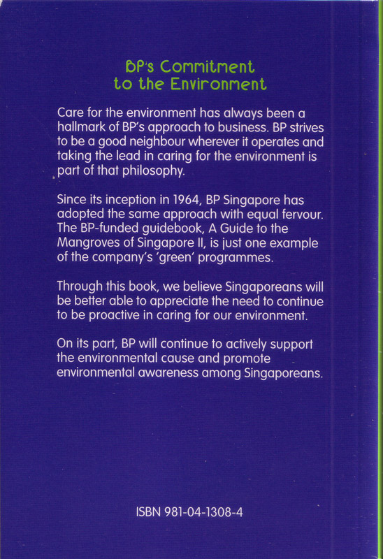 A Guide to the Mangroves of Singapore 2 - rückseite